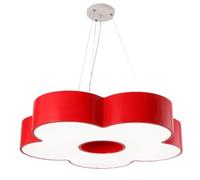 CWVYKNP Suspension LED Couleur Macaron Pour Chambre D'enfant, Forme De Fleur Lustre Créatif Moderne Pour Chambre De Bébé Lampe Suspendue Industrielle En Métal À Hauteur Réglable Pour Chambre