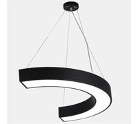 CWVYKNP Suspension LED Intégrée Minimaliste Pour Intérieur Contemporain, Lumière Du Jour Blanche, Luminaire Suspendu Haute Luminosité Pour Plafonds Hauts, Atelier, Home Cinéma, Salle À Manger
