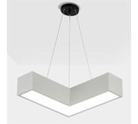CWVYKNP Suspension LED Sur Rail Long Haute Luminosité Pour Couloir De Bureau Lampe Suspendue Blanche Intégrée Contemporaine Pour Bureau, Couloir, Escalier, Salle À Manger, Home Cinéma