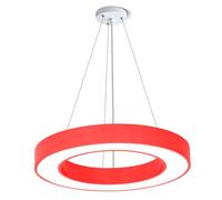 CWVYKNP Suspension Lumineuse À Anneaux Couleur Macaron Lampe Décorative LED Intégrée Lampe Suspendue Industrielle Haute Luminosité Pour Chambre, Salon, Cuisine, Évier