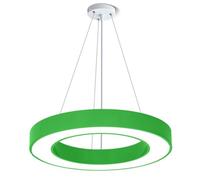 CWVYKNP Suspension Lumineuse À Anneaux Couleur Macaron Lampe Décorative LED Intégrée Lampe Suspendue Industrielle Haute Luminosité Pour Chambre, Salon, Cuisine, Évier