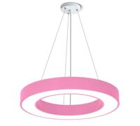 CWVYKNP Suspension Lumineuse À Anneaux Couleur Macaron Lampe Décorative LED Intégrée Lampe Suspendue Industrielle Haute Luminosité Pour Chambre, Salon, Cuisine, Évier