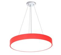 CWVYKNP Suspension Lumineuse À Anneaux Couleur Macaron Lampe Décorative LED Intégrée Lampe Suspendue Industrielle Haute Luminosité Pour Chambre, Salon, Cuisine, Évier