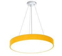 CWVYKNP Suspension Lumineuse À Anneaux Couleur Macaron Lampe Décorative LED Intégrée Lampe Suspendue Industrielle Haute Luminosité Pour Chambre, Salon, Cuisine, Évier