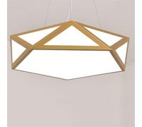 CWVYKNP Suspension Moderne Dorée Avec Ampoules LED Éclairage Suspendu Lumineux Pour Salle À Manger, Îlot De Cuisine, Bar, Bureau, Hall D'entrée - Longueur Du Câble : 119 Cm (47 Pouces)