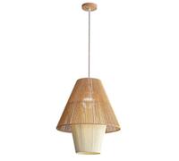 CWVYKNP Suspension Moderne Pour Cuisine, Style Crème Luminaire Suspendu En Rotin Tressé En Corde De Jute Plafonnier Bohème Encastré Pour Chambre, Salon Ou Salle À Manger