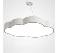 CWVYKNP Suspension Nuage Blanc Simple Et Créative Lampe Suspendue Couleur Macaron Pour Chambre D'enfant Grand Luminaire Suspendu LED À Usage Commercial Pour Hauts Plafonds