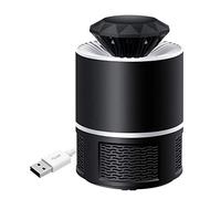 CXBL Anti-Moustique électrique avec Lampe de piège, Dispensateur de Mouche photocatalytique à lumière UV et à LED alimenté par USB avec Ventilateur d'aspiration pour la Maison intérieure