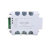 CXDFRSER Module de régulation de Tension triphasé 60 A avec thyristor, Relais Statique 380 V et potentiomètre de Variation.
