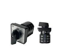 CXFCIHFT 1 Circuit de Commande on-Off-on 10A LW8-10 inverseur 2 pôles 3 Niveaux 3 Positions 8/12 bornes Contact Argent commutateur à Came Rotatif(3 Poles)