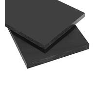 CXGBQSJ Plaque en Plastique ABS 100x200mm pour Modélisme Projets d'Ingénierie Artisanat Construction et Fabrication Industrielle Panneau,5mm