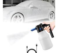 CXINLky Pulvérisateur de mousse électrique 1500 ml pour voiture avec angle de 75 °, pulvérisateur de mousse USB à piles pour la maison et le jardin - 1 pièce