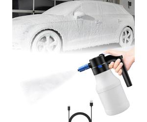 CXINLky Pulvérisateur de mousse électrique 1500 ml pour voiture avec angle de 75 °, pulvérisateur de mousse USB à piles pour la maison et le jardin - 1 pièce