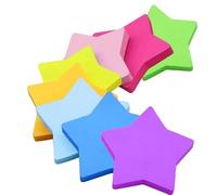CXNXFD 7 cm x 7 cm - 240 étoiles colorées à cinq branches - Notes autocollantes en 8 couleurs - Convient pour le bureau, l'école, la maison, le bloc-notes, les messages