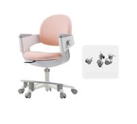 CYairong-22 Chaise d'ordinateur Chaise de Bureau for Enfants, Chaise réglable en Hauteur, for, d'étude Ergonomique for Ordinateur Chaises de Bureau de Direction(Pink)