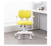 CYairong-22 Chaise d'ordinateur Chaise d'étude for Enfants, Chaise d'écriture réglable en Hauteur, de Bureau for Adolescents for Usage Domestique/école/Bureau Chaises de Bureau de Direction(Yellow)