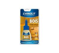CYANOLIT D3 Colle à bois vinylique 54 g - Fibres naturelles - D3