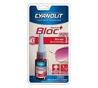 CYANOLIT Résine blocage-freinage BLOC + MICRO 10 ml, Transparent