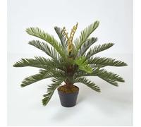Cycas plante verte artificielle en pot 75 cm