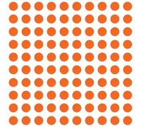 cyclingcolors 100x Cache vis adhésif Autocollant diamètre 14 mm Protection Bouchon Trou obturateur Meuble Table Chaise Maison, Orange