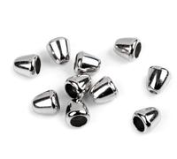 cyclingcolors 10x arrêt de Cordon extrémité Plastique Embout Bloque Fermoir Attache bloqueur Corde Lacet Fil Camping vêtement Sac mercerie, Nickel