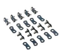 cyclingcolors 10x Attache Rapide maillon de jonction Pas 0,404 inch épaisseur Plaque intérieure 1,6mm pour chaîne de tronçonneuse Raccordement Connecteur Entraînement Mâle Femelle Universel
