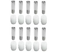 cyclingcolors 10x boulon de fermeture, pour tringle profilée de serrure espagnolette, avec filetage M6, excentré meuble porte