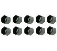 cyclingcolors 10x cache écrou noir hexagonal plastique capuchon protection, M10 x 17mm