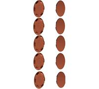 cyclingcolors 10x cache trou bouchon plastique 5mm à 35mm capuchon protection vis blanc noir gris marron meuble table chaise mur (Øtrou 35mm/Brun RAL 8007)