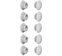 cyclingcolors 10x cache trou bouchon plastique 5mm à 35mm capuchon protection vis blanc noir gris marron meuble table chaise mur (Øtrou 10mm/Gris clair RAL 7035)