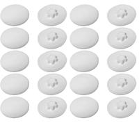 cyclingcolors 10x cache vis torx capuchon protection bouchon meuble, blanc T20 12mm (Lot de 2)