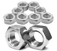 cyclingcolors 10x Ecrou Hexagonal Acier Inoxydable A2 DIN 934 ISO 4032 Ecrous Hexagonaux pour Vis Boulons Contre Écrous à filetage Métrique, M16