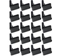 cyclingcolors 10x Embout de Pied étagère Triangle Patin Plastique Caoutchouc Souple Tube profilé Protection Capuchon Meuble, 50x50 50mm (Lot de 2)