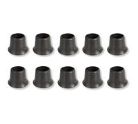 cyclingcolors 10x Embout Enveloppant extérieur Rond Bouchon PVC Noir renforcé Base élargie Pied de Chaise Table Patin Meuble Assise Protection Tube, 26mm