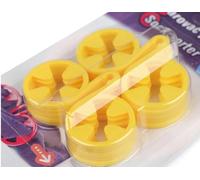 cyclingcolors 10x Pince a chaussette attache clip anti perte appariement, jaune
