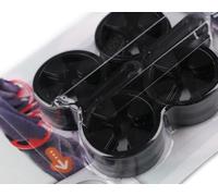 cyclingcolors 10x Pince a chaussette attache clip anti perte appariement, noir