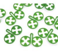 cyclingcolors 10x Pince a chaussette attache clip anti perte appariement, vert