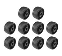 cyclingcolors 10x Roulette plastique rigide noir 25mm universelle galet poulie roue rouleau meuble porte coulissante tiroir lit placard