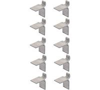cyclingcolors 10x taquet aluminium étagère pour crémaillère support fixation attache armoire meuble