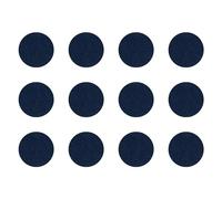 cyclingcolors 12x Cache vis adhésif autocollant diamètre 40mm protection bouchon trou obturateur meuble table chaise maison, Bleu foncé