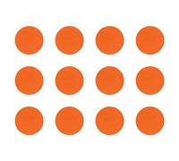 cyclingcolors 12x Cache vis adhésif autocollant diamètre 40mm protection bouchon trou obturateur meuble table chaise maison, Orange