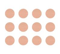 cyclingcolors 12x Cache vis adhésif autocollant diamètre 40mm protection bouchon trou obturateur meuble table chaise maison, Erable