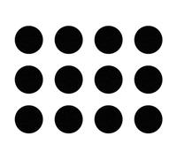 cyclingcolors 12x Cache vis adhésif autocollant diamètre 40mm protection bouchon trou obturateur meuble table chaise maison, Noir