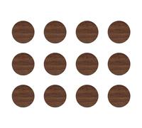cyclingcolors 12x Cache vis adhésif autocollant diamètre 40mm protection bouchon trou obturateur meuble table chaise maison, Chêne hudson