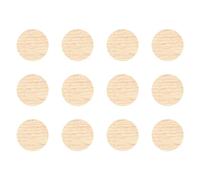cyclingcolors 12x Cache vis adhésif autocollant diamètre 40mm protection bouchon trou obturateur meuble table chaise maison, Hêtre zurich