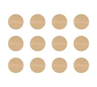 cyclingcolors 12x Cache vis adhésif autocollant diamètre 40mm protection bouchon trou obturateur meuble table chaise maison, Bouleau