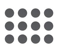 cyclingcolors 12x Cache vis adhésif autocollant diamètre 40mm protection bouchon trou obturateur meuble table chaise maison, Graphite