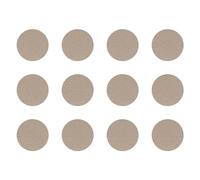 cyclingcolors 12x Cache vis adhésif autocollant diamètre 40mm protection bouchon trou obturateur meuble table chaise maison, Cappuccino