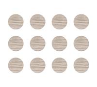 cyclingcolors 12x Cache vis adhésif autocollant diamètre 40mm protection bouchon trou obturateur meuble table chaise maison, Chêne ancona