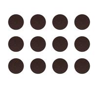 cyclingcolors 12x Cache vis adhésif autocollant diamètre 40mm protection bouchon trou obturateur meuble table chaise maison, Chocolat marron foncé